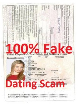 Fake Petra Bayer, Ghana Scam, dating Scam, Gold Scam, Nigeria Scam